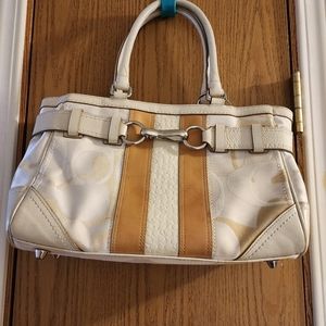 Guc Vintage Coach Optic Signature Hampton Tote - image 1